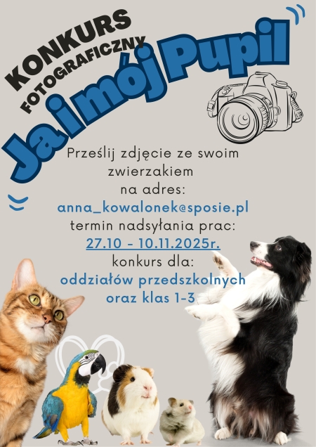 Konkurs ''Ja i mój pupil''