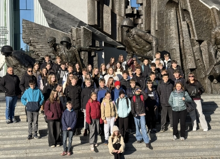 Wycieczka klas siódmych do Warszawy