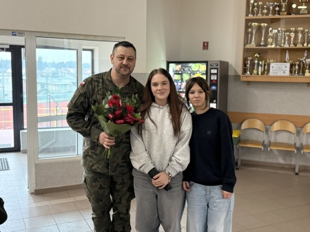 Wizyta żołnierza z 83. Batalionu Lekkiej Piechoty w Grudziądzu!