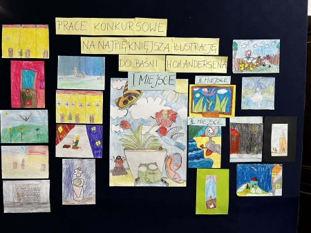 Konkurs biblioteczny na najpiękniejszą ilustrację do wybranej baśni H.Ch. Andersena.