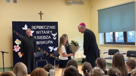 Wizyta Biskupa Pelplińskiego w Jutrzence